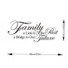 Family is A Link and Bridge Wall Quote Decal